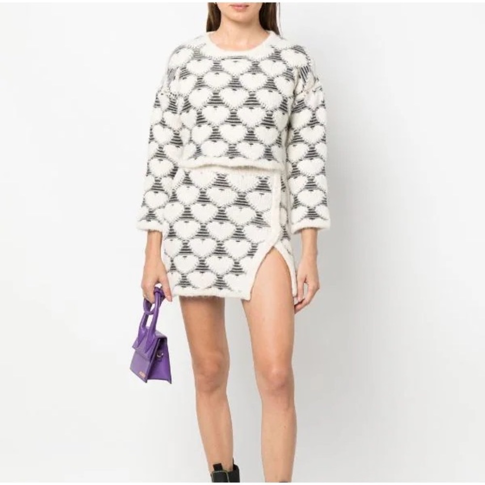 Marco Rambaldi Floating Heart Knitted Jumper